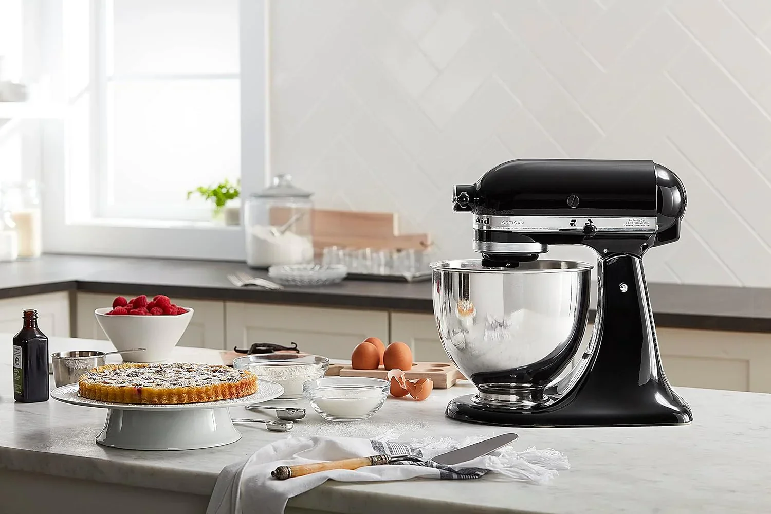 Robot pâtissier KitchenAid Artisan Series de 5 pintes à tête inclinable