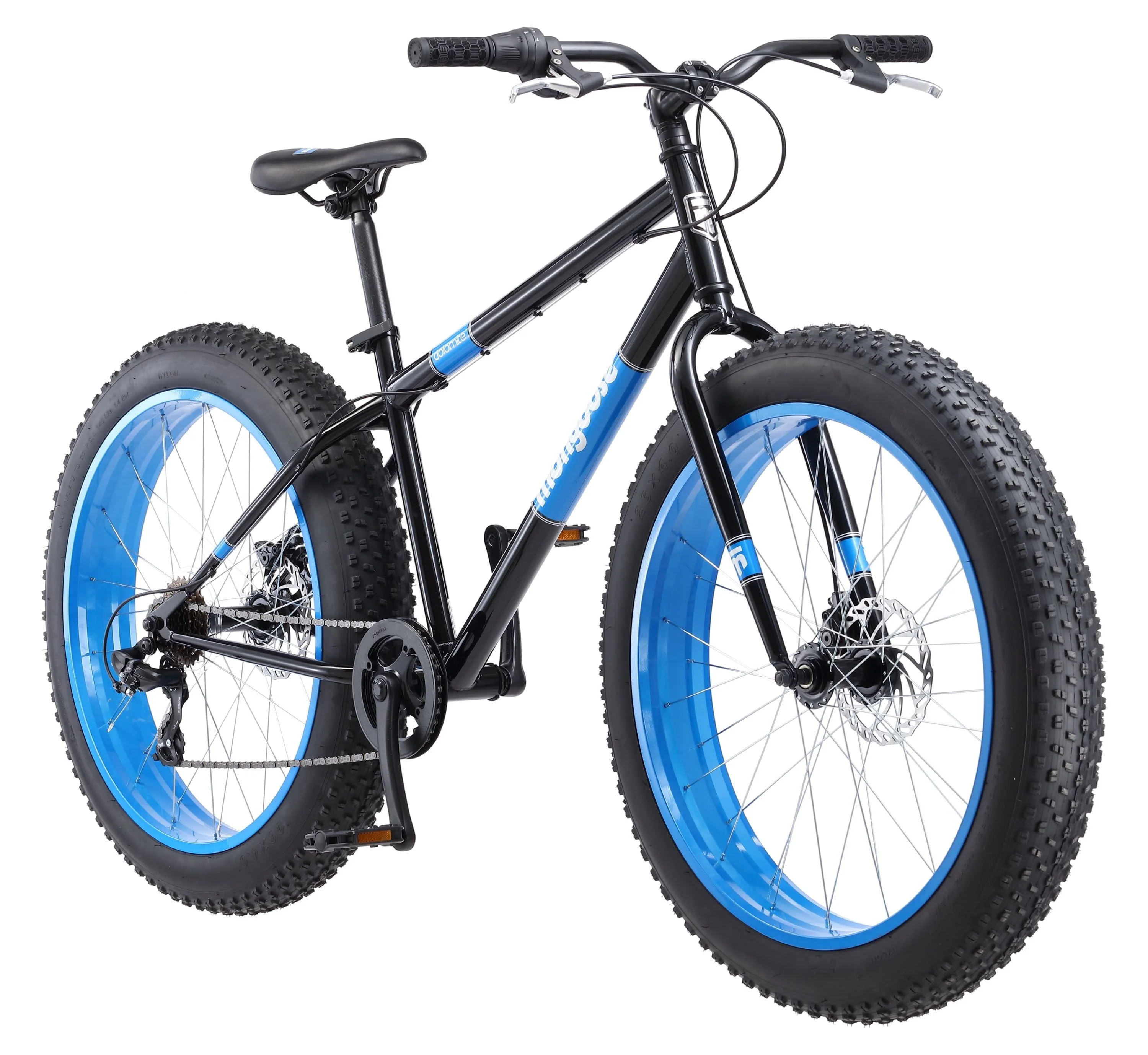26" Dolomite Mens Fat Tire Bike, 7 Speeds, Black