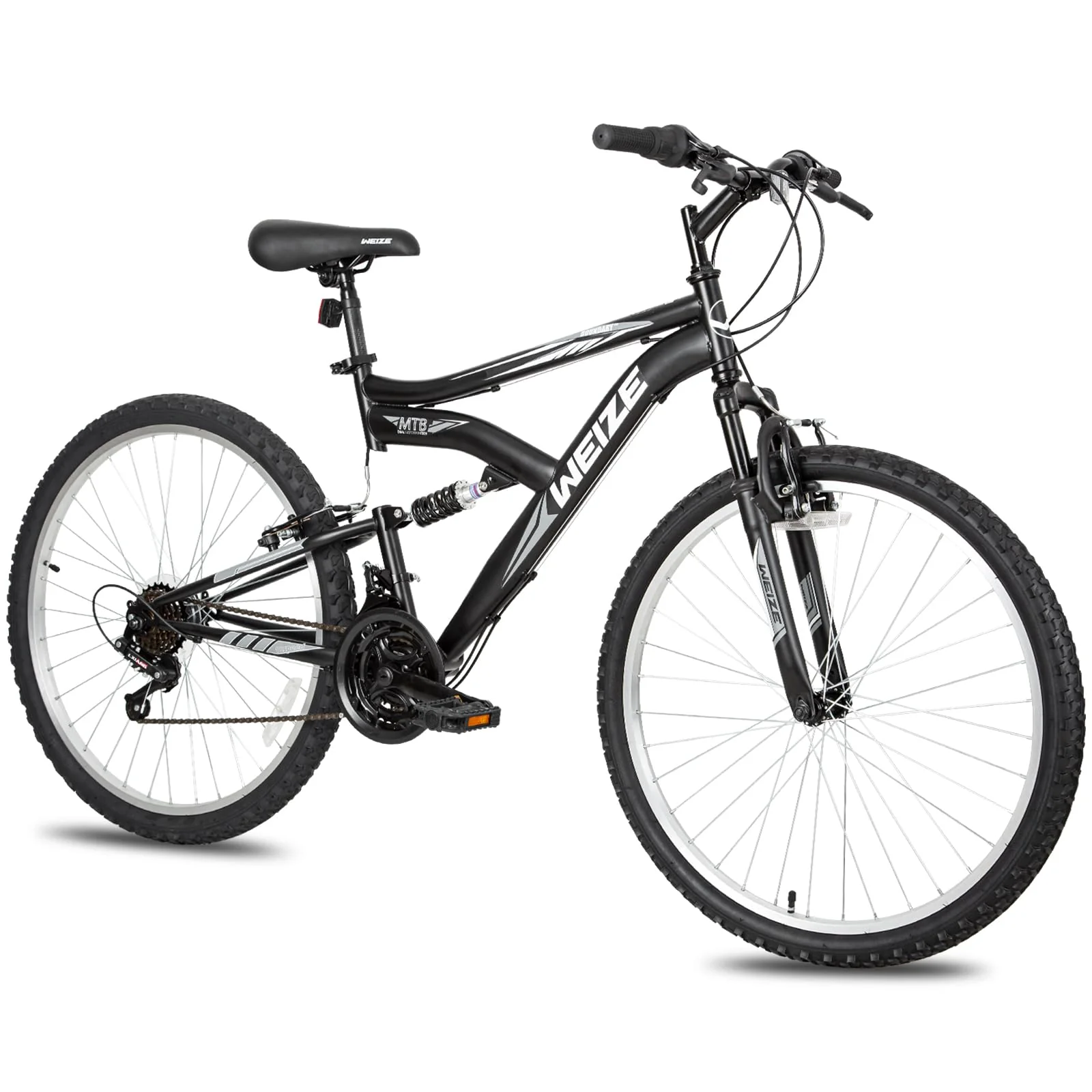 WEIZE Mountain Outdoor Cycling Bike with Suspension Fork