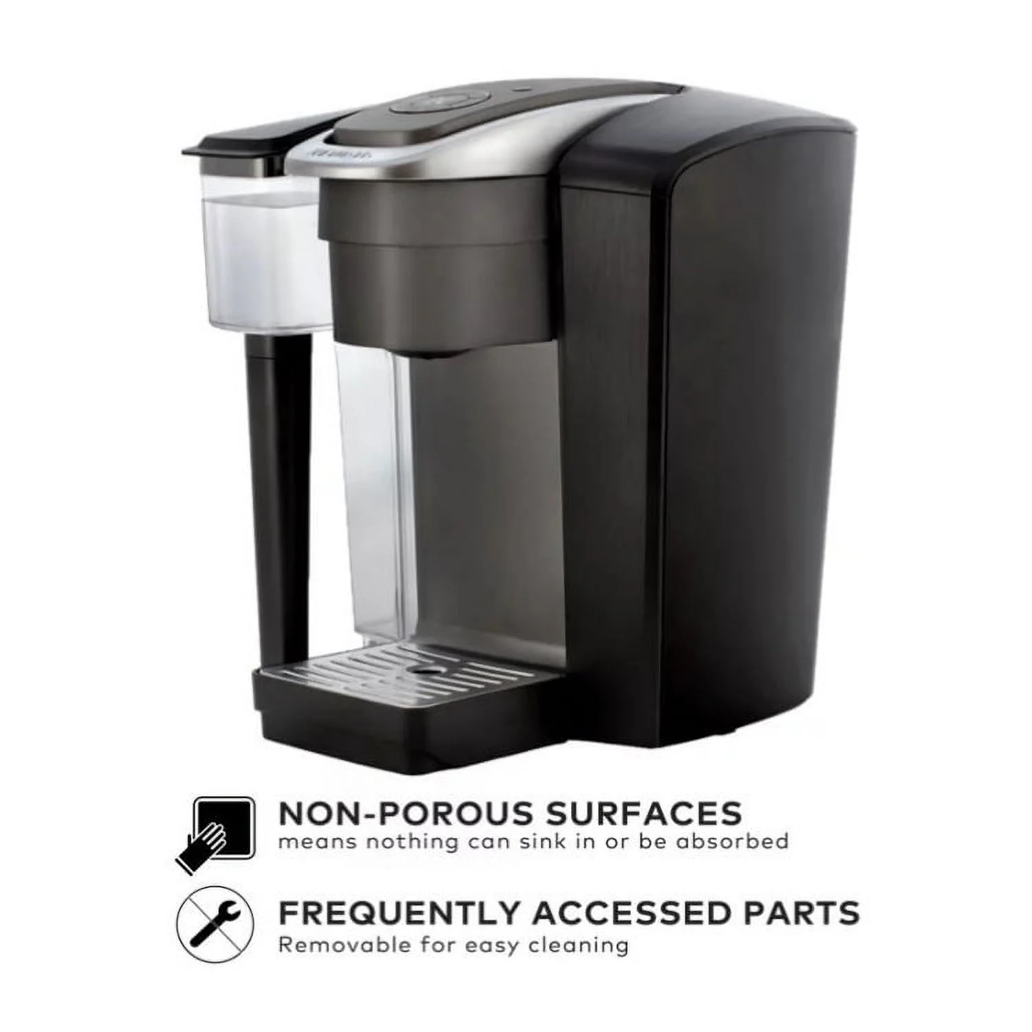 Keurig K - 1550 Small Business Coffee Maker with Quiet Brew Technology, Strong Button, and 96 oz. Water Reservoir (Black)