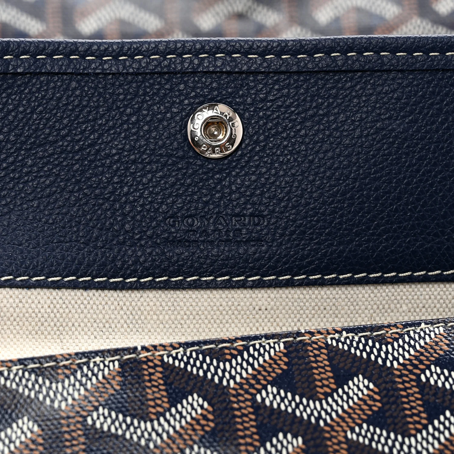 Goyardine Saint Louis PM Navy