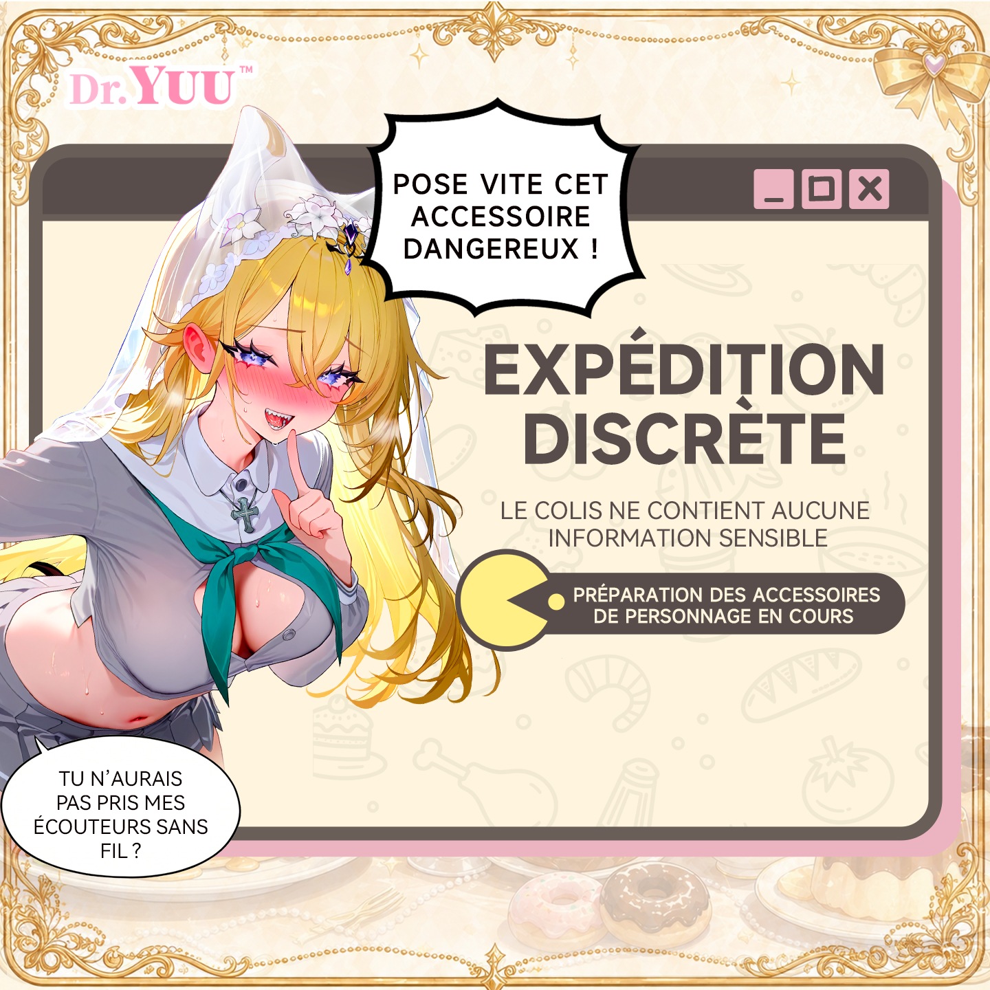 Onahole anime Dr.YUU au design succube peint et collectionnable