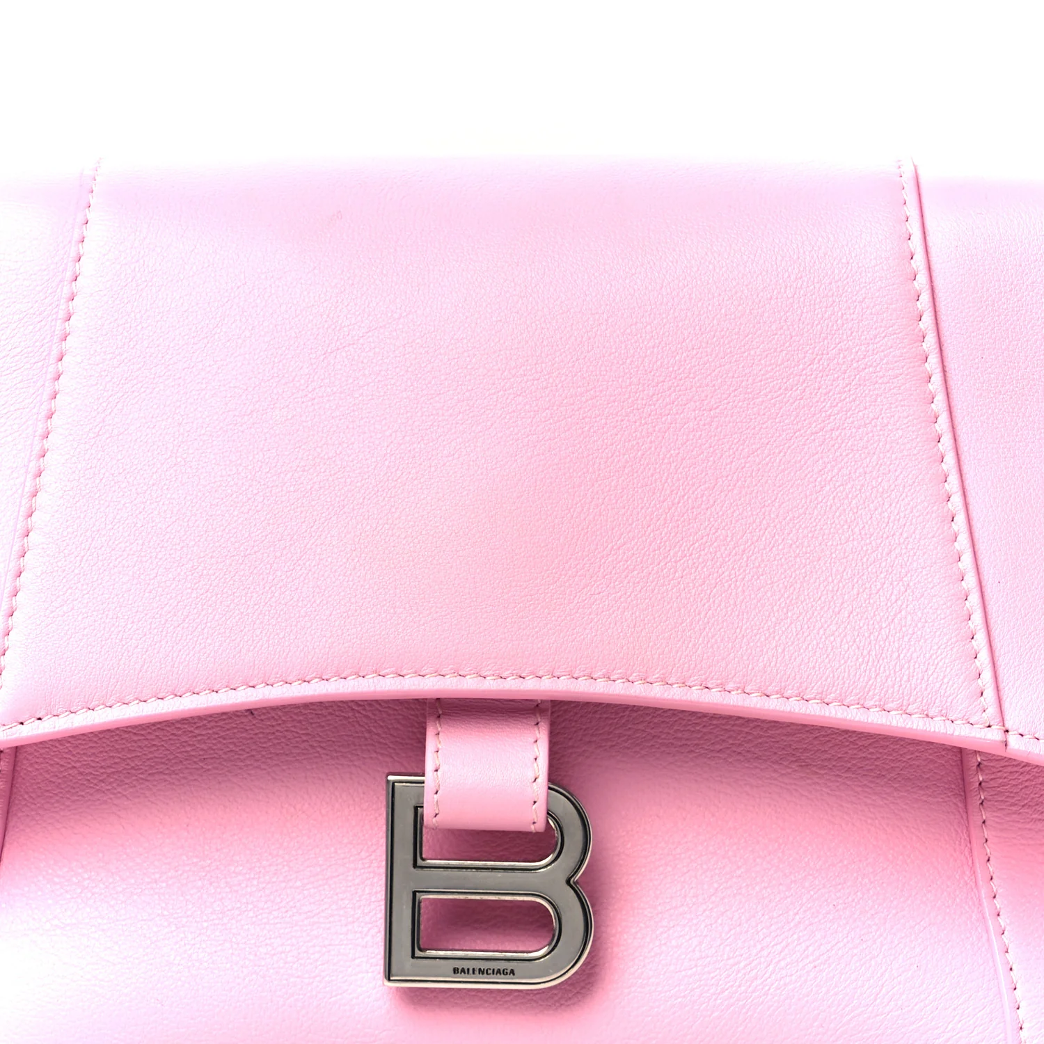Semi Shiny Smooth Calfskin Small Downtown Shoulder Bag Candy Pink