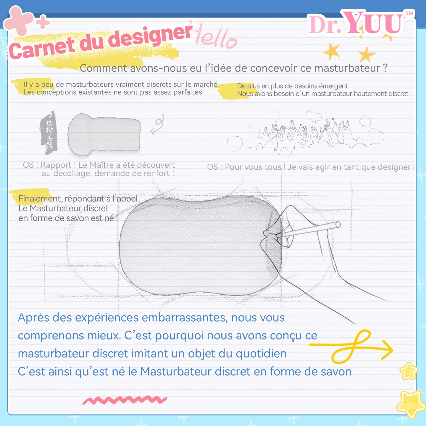 Poids de 350g offrant une prise à une seule main.