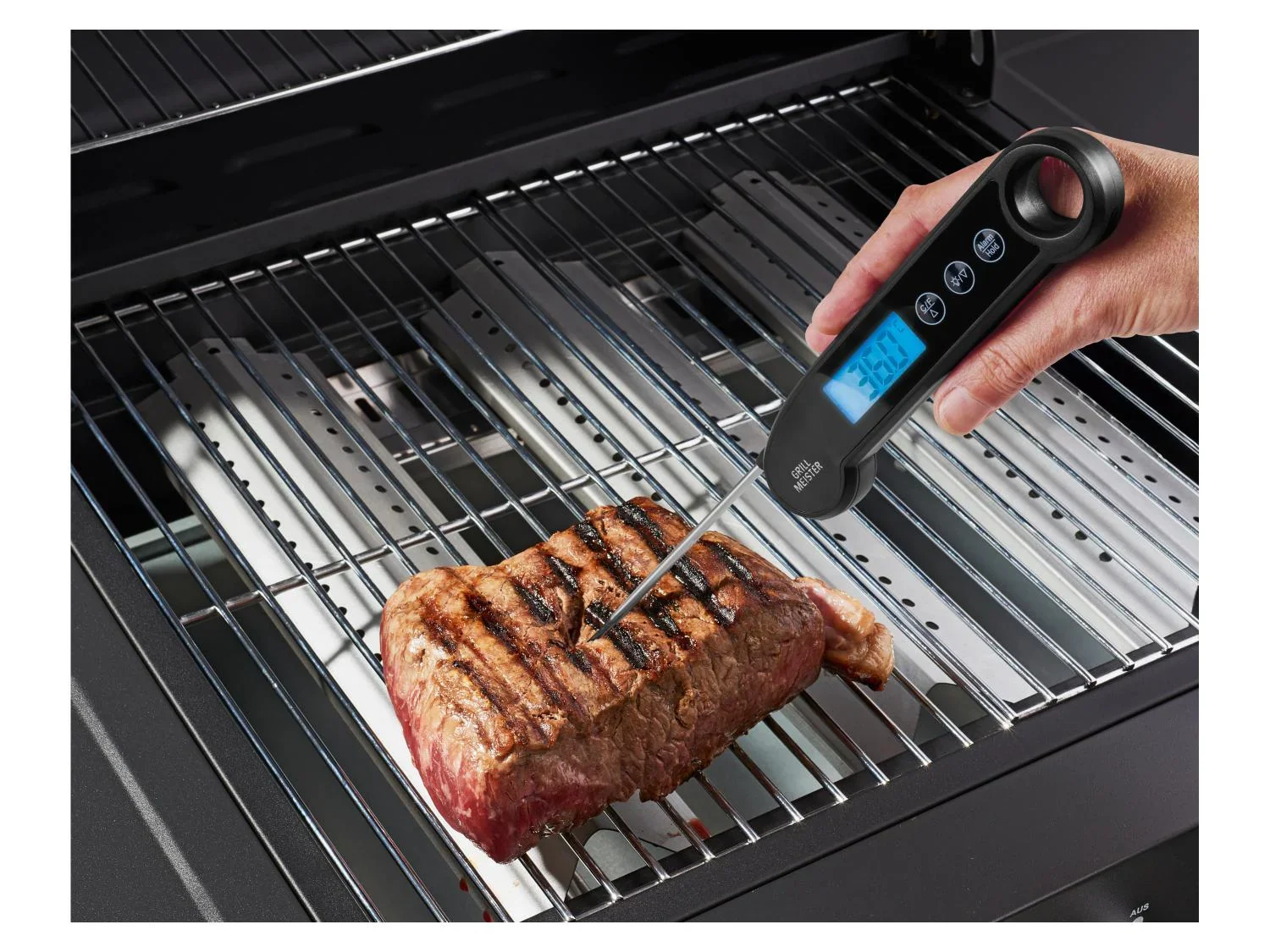 GRILLMEISTER Thermomtre  barbecue 3 en 1