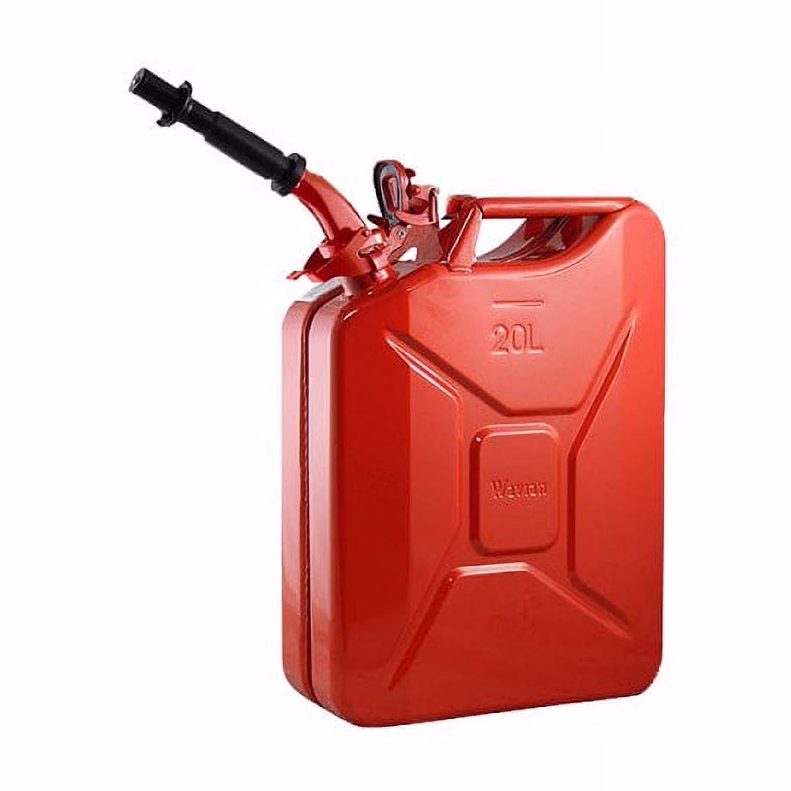 JC0020RVS Red Authentic NATO Jerry Fuel Can and Spout System, 20 Liter(1 Pack)