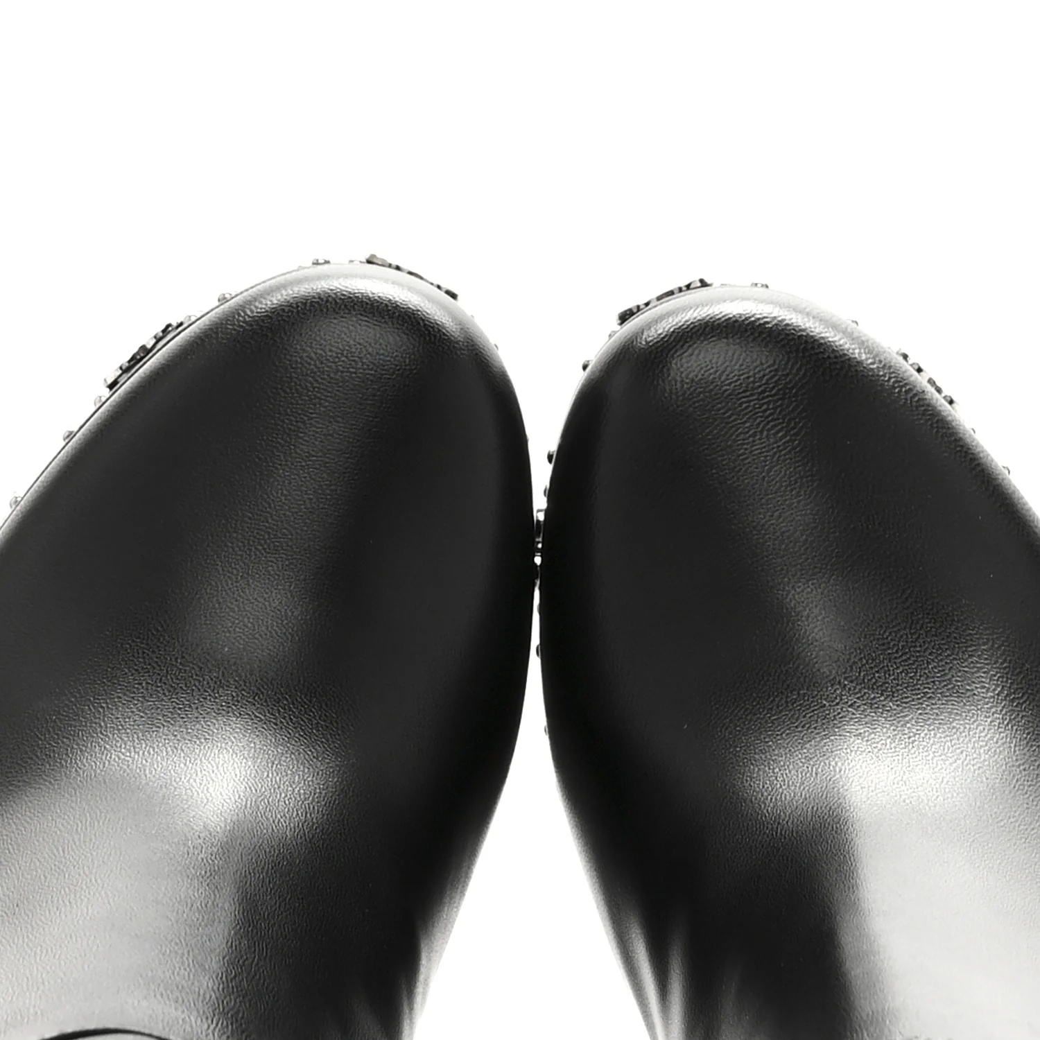 Nappa Charlotte Janaya 110mm Platform Knee Boots 35.5 Black