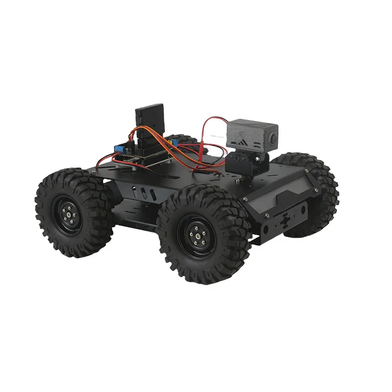4WD Tank Wireless VIdeo Remote Control Motor Trolley Support 4G Robot Car for C++ Robot DIY Kit Vscode Programmable Robot Car