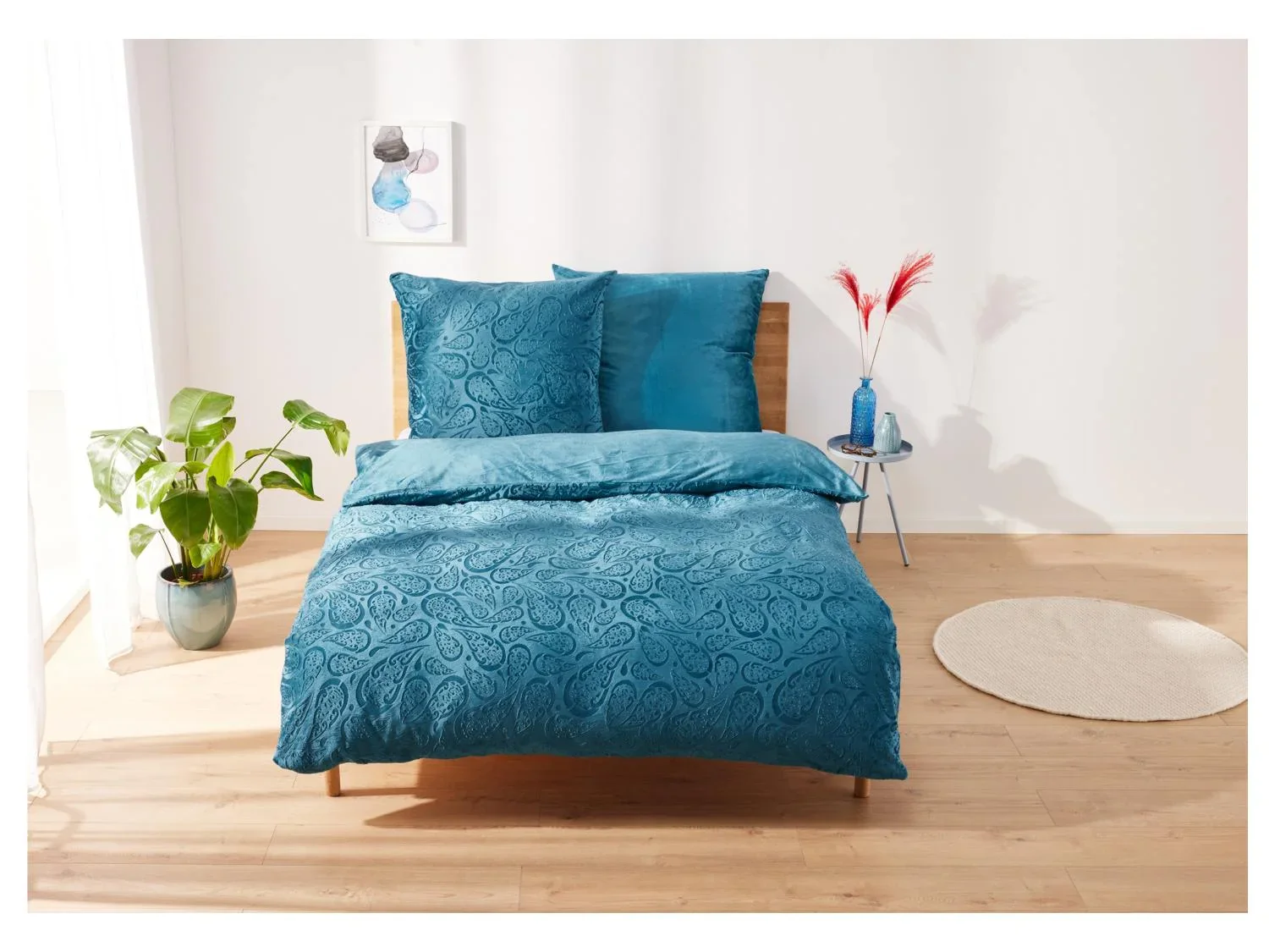 LIVARNO home Parure de lit en peluche, 240 x 220 cm