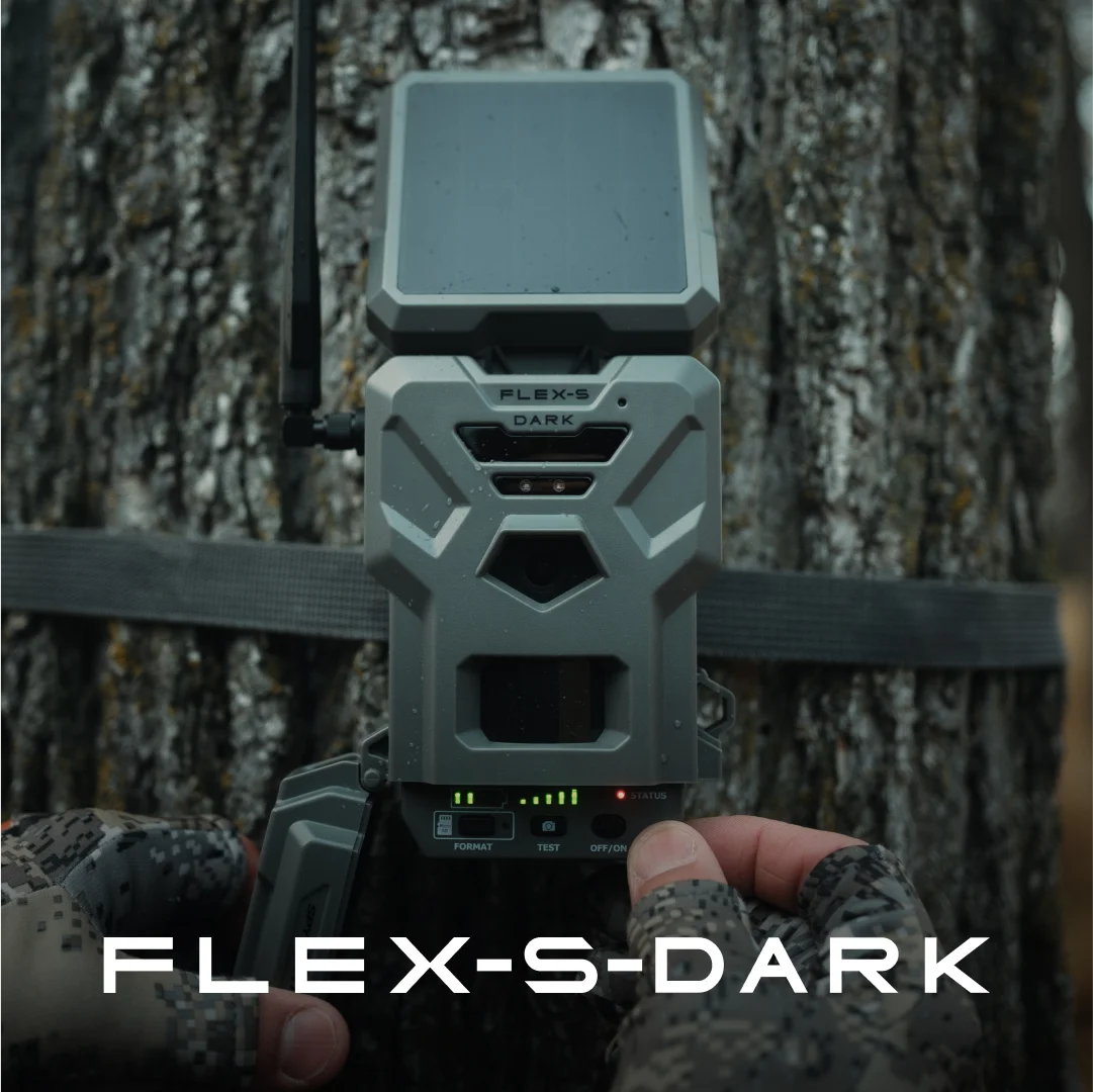 Flex-S Dark Solar Outdoor Cellular Trail Camera Integrated Solar Panel, No WiFi Needed, Night Vision Motion Activated, Dual-Sim LTE, 40MP Photos and 1080p w/Sound - Image 9