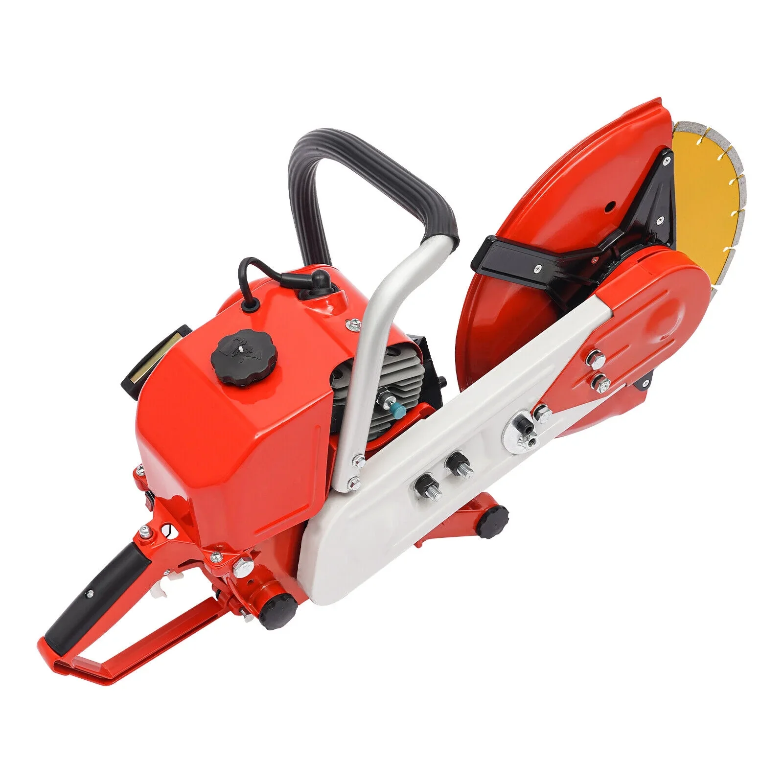 2 Stroke 78.5CC Gas Power Cement Concrete Cut off Saw Cutting Tool W/ Blade Red