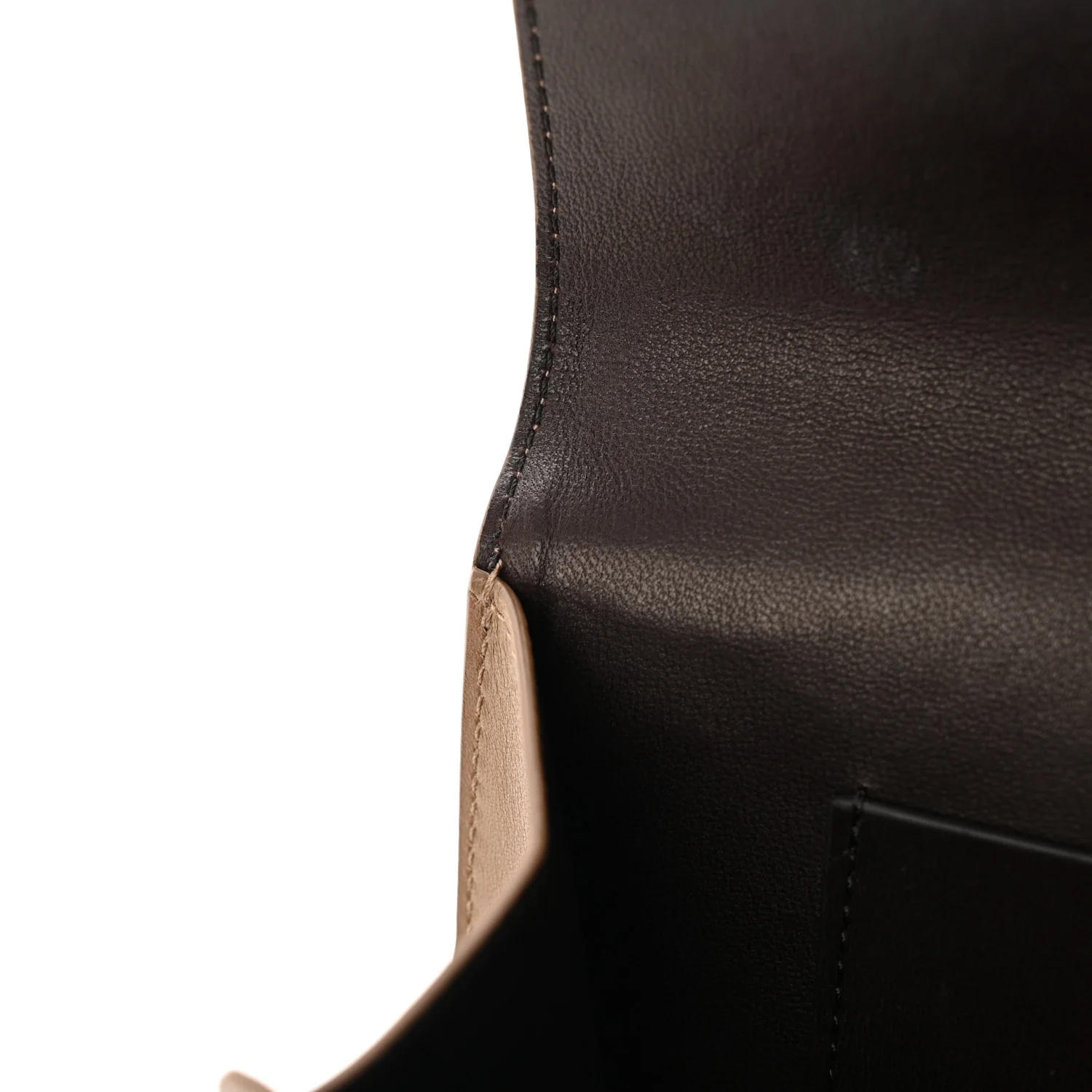 Smooth Calfskin Belt Flap Bag Incense