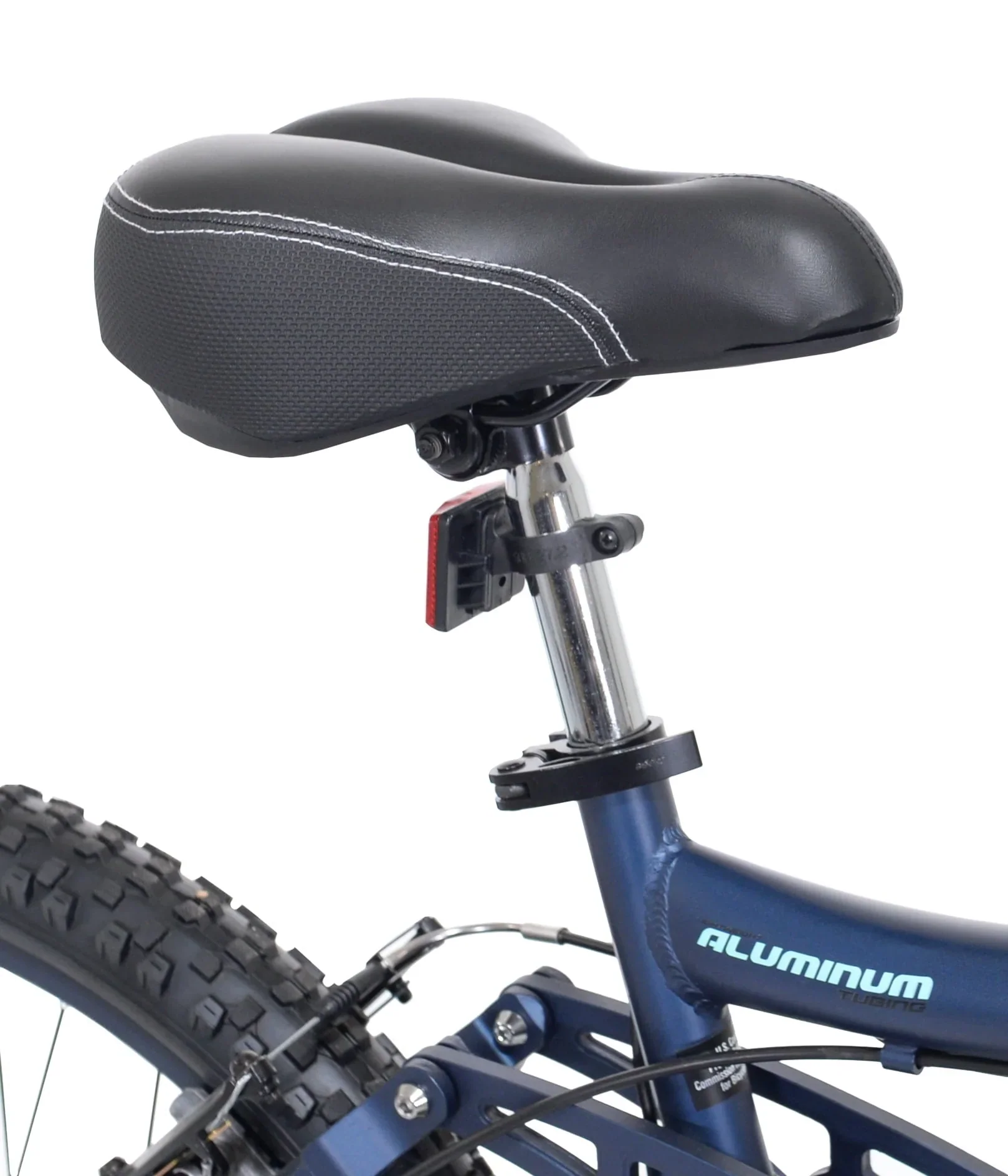 Genesis 24 Bella Vista Girl's Full Suspension Tween/Teen Mountain Bike, Blue
