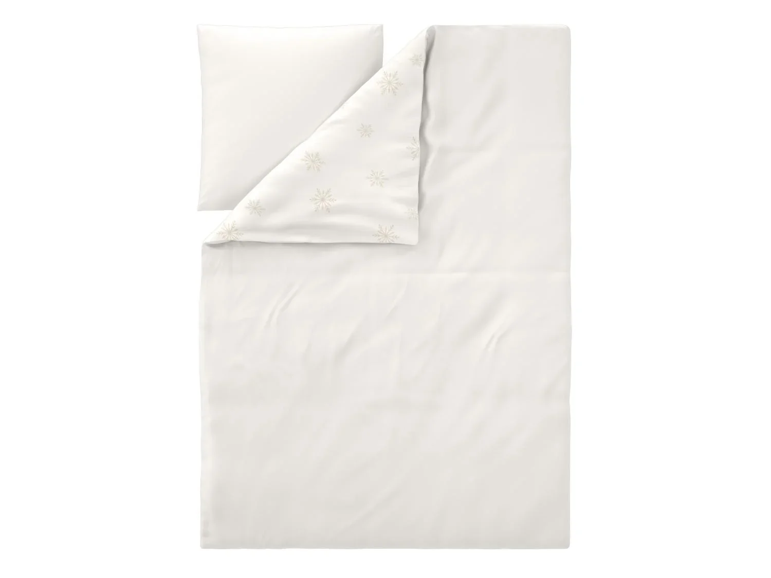 LIVARNO Parure de lit double face en satin, 140 x 200 cm