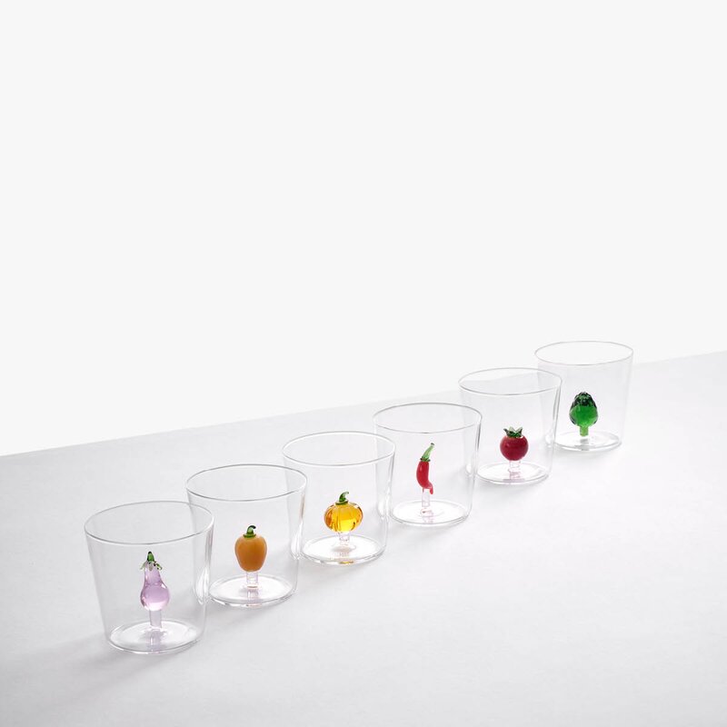 Vegetables vannglass 35 cl aubergine