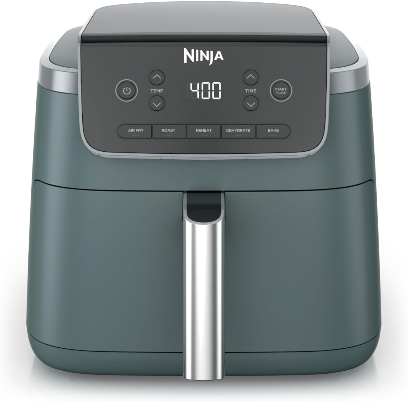 Ninja Air Fryer Pro, 5 Qt, 4-in-1, Gray, AF141| Air fry, roast, reheat, dehydrate, 1750W, 400F max, Fits 4 lbs fries, Nonstick basket, Dishwasher-safe