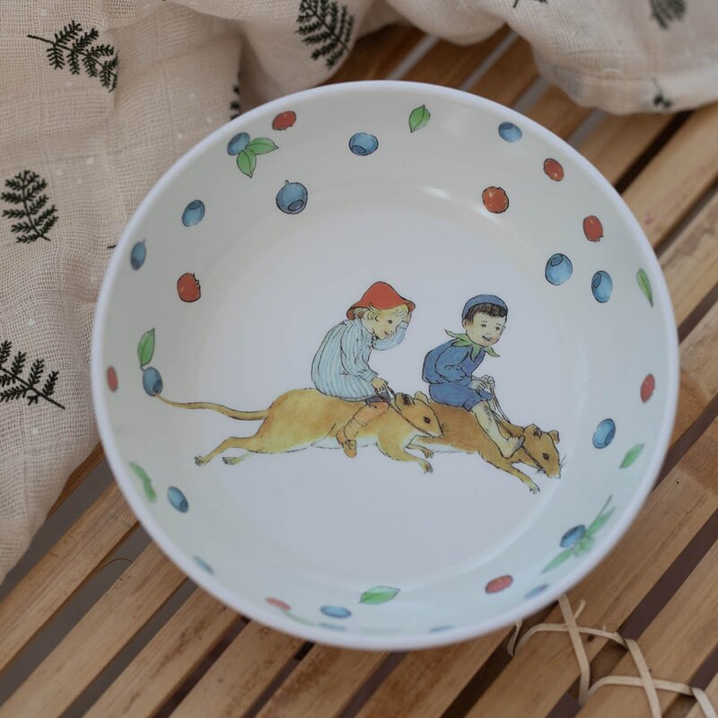 Elsa Beskow stor skål 14,5 cm Putte