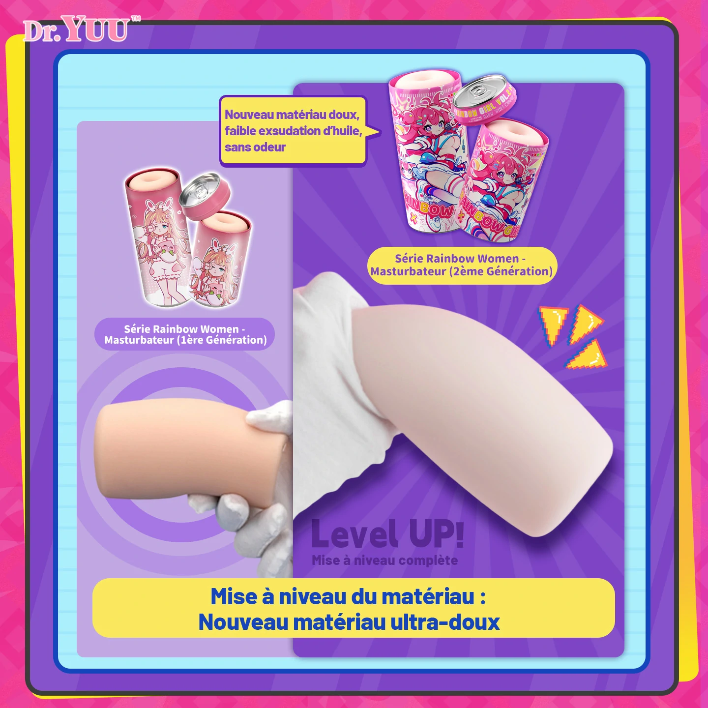 Boîte neutre Dr.YUU, expédition discrète pour votre vie privée.
