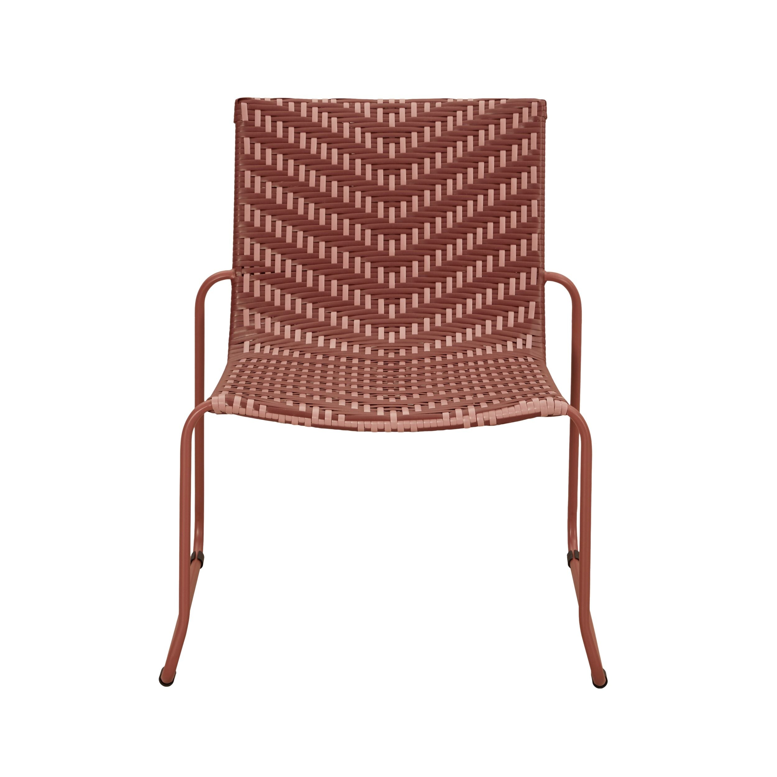 Maddie Occasional Chair Raisin/Rose Pink