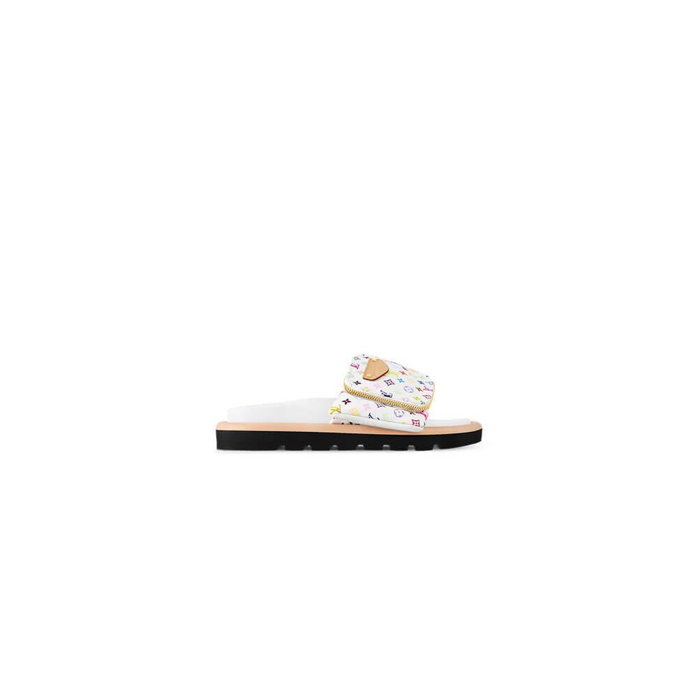 LV x TM Pool Pillow Flat Comfort Mule