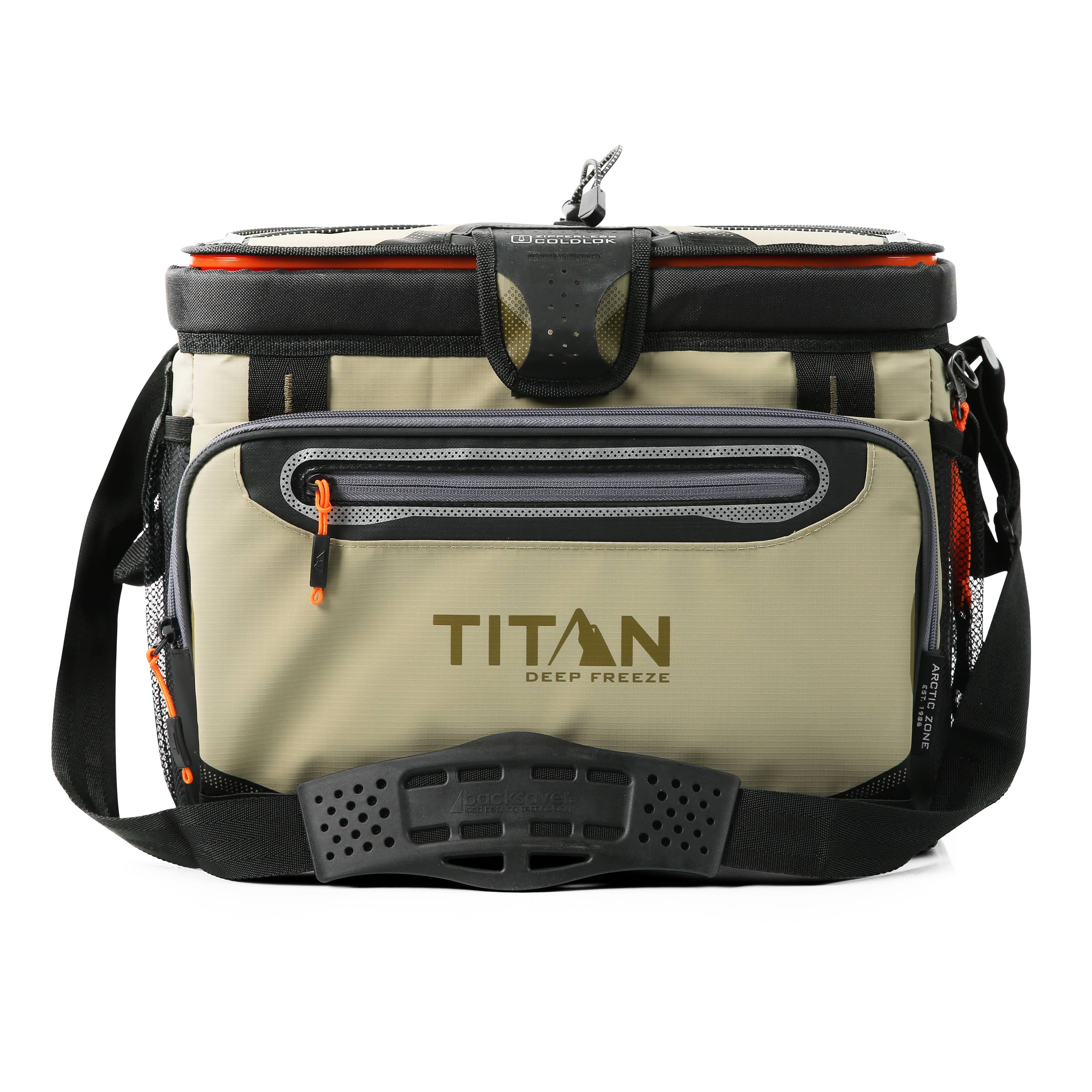 Arctic Zone Titan Deep Freeze 30 Can Zipperless Hardbody Cooler Moss