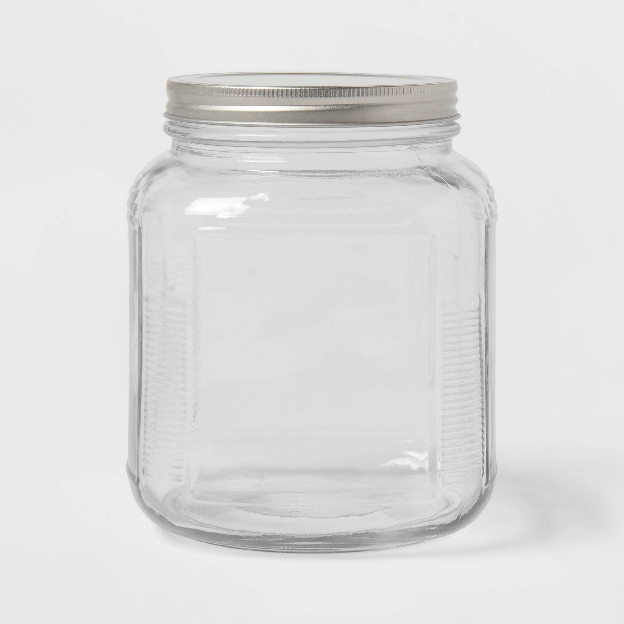 Threshold Glass Storage Jar - 64 oz