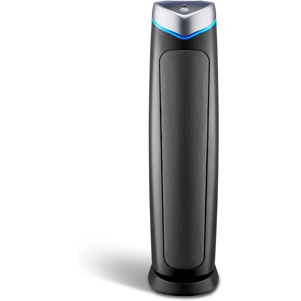 5-IN-1 Hepa Air Purifier for Home, Large Rooms Up to 915 Sq. ft. with Hepa Pet Air Filter, Uv-c Light & Odor Reduction, 28" Tower, Black