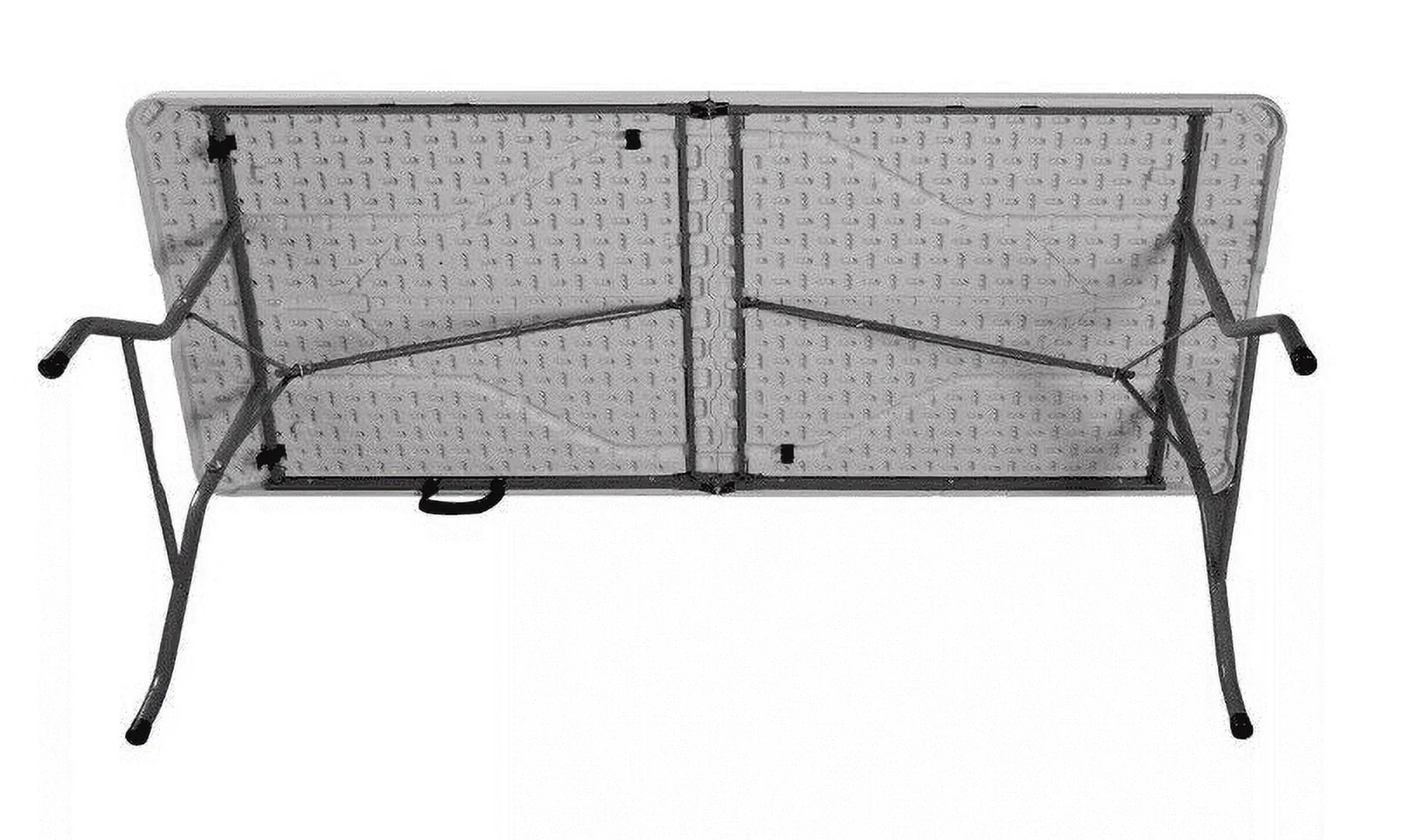 Cosco 6 Foot Folding Table in White Speckle
