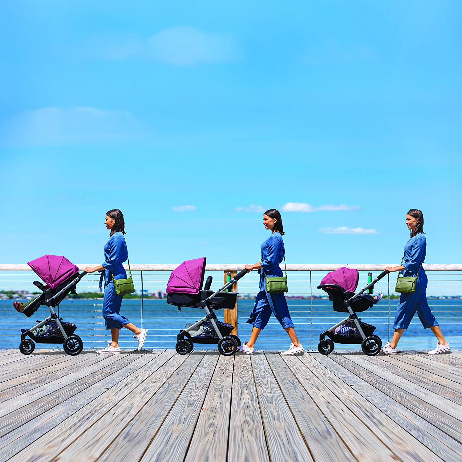 Système de voyage modulaire Evenflo Pivot avec siège auto SafeMax