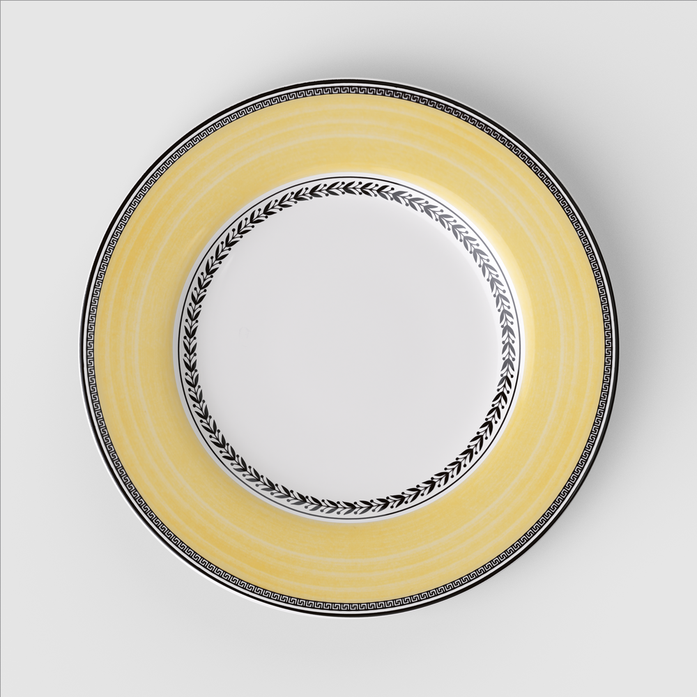 Audun Dinner plate - Multi-colored, 10.7'', Premium Porcelain