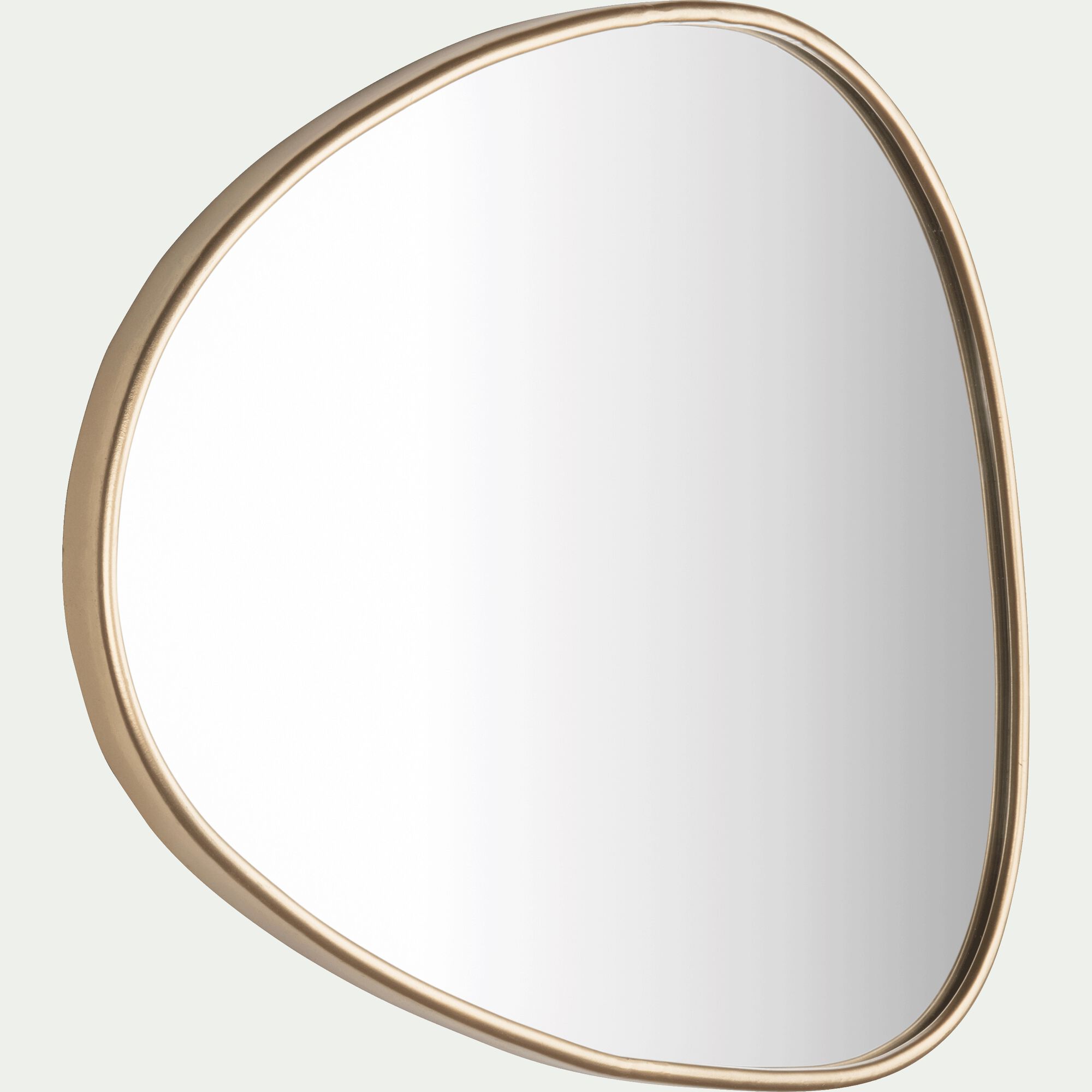 TIBRE - Miroir en bois H75xl60cm - doré