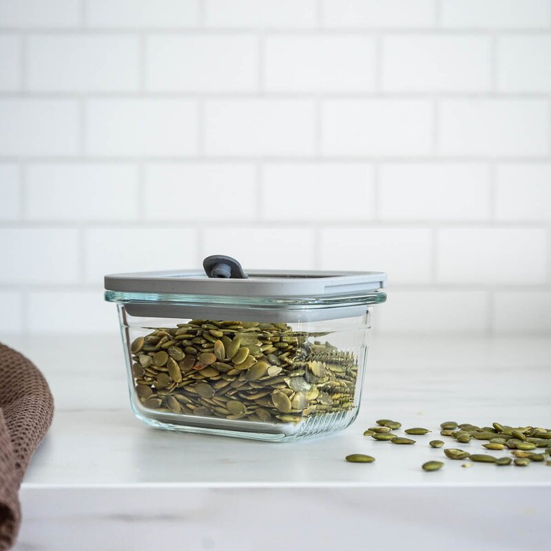 Clear Nest oppbevaringsboks 0,3L klar/lys grå