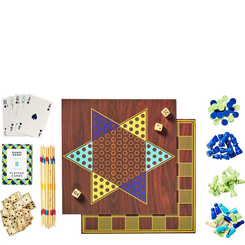 Spillsamling 8 spill i en boks