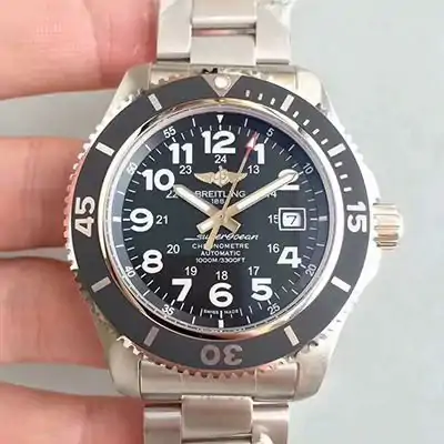 Breitling Superocean II 44MM A17392D7 / BD68 / 162A GF Factory Deep Blue Dial