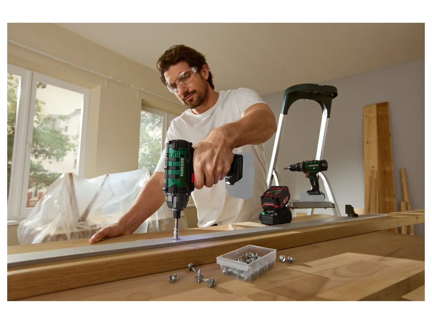 PARKSIDE Perceuse-visseuse sans fil PABS 20 Li I9, 45 Nm, 20 V