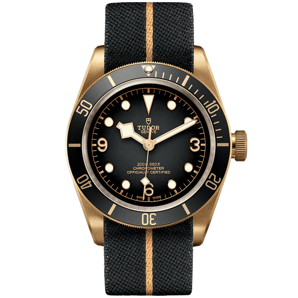 【Super Clone】TUDOR Black Bay Bronze 43mm Slate Grey Dial Men's Automatic Fabric Strap Watch M79250BA-0002