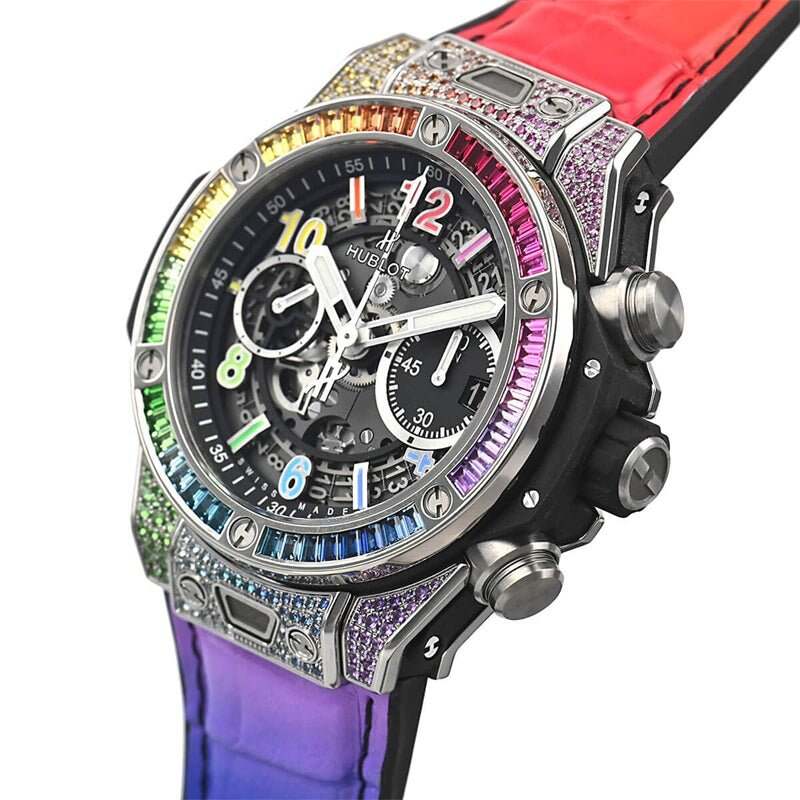 ウブロビッグバン ウニコ チタニウム レインボー 441.NX.1117.LR.0999