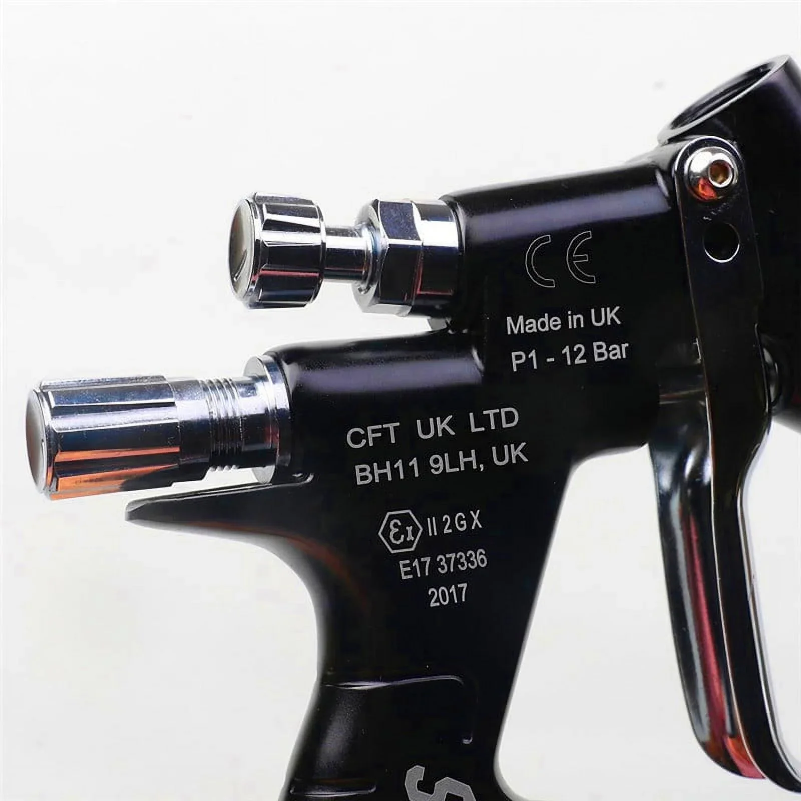 DeVilbiss GTI Pro Lite TE20 1.3mm Nozzle Professional Spray Gun, 600ml Cup