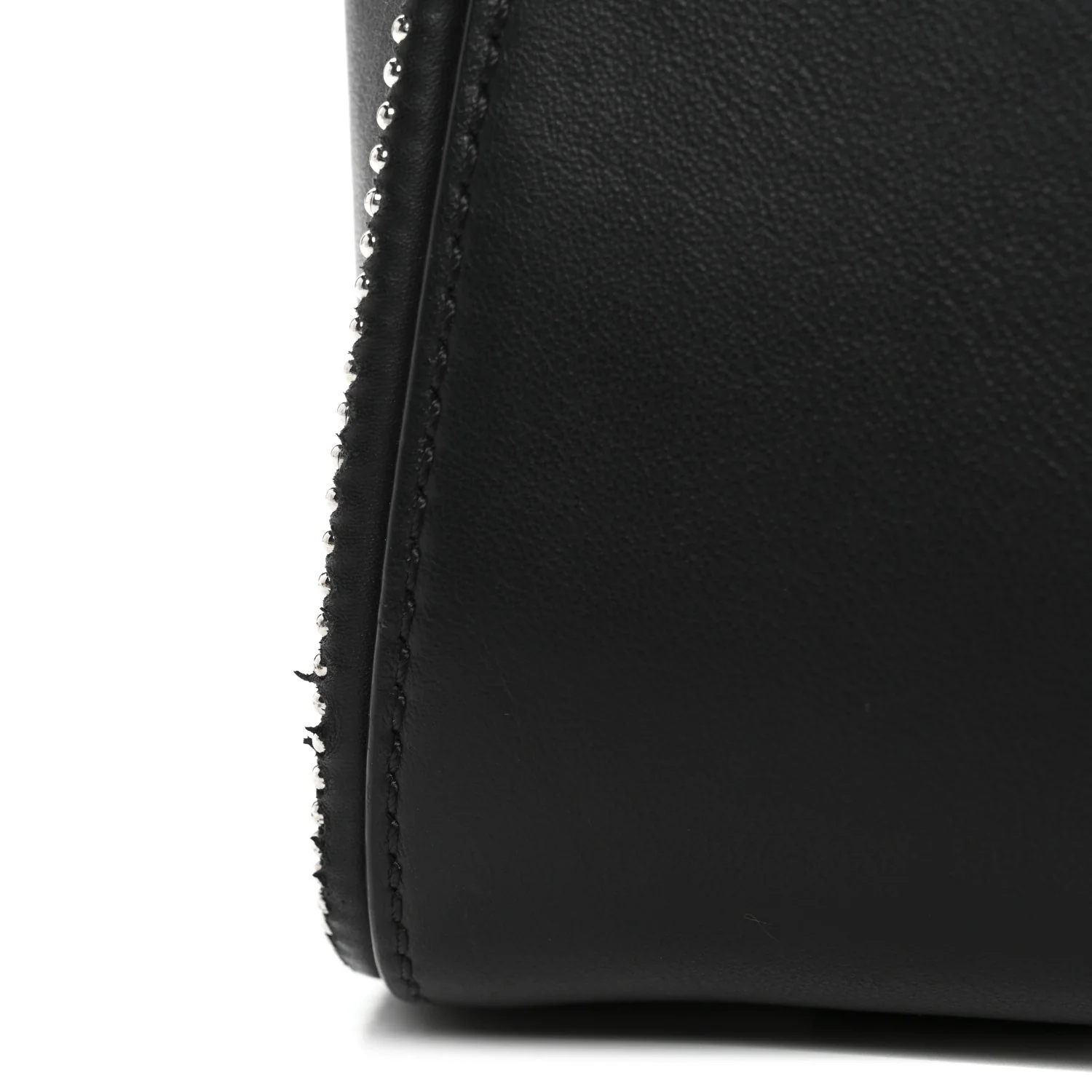 Calfskin Small Studded Antigona Black