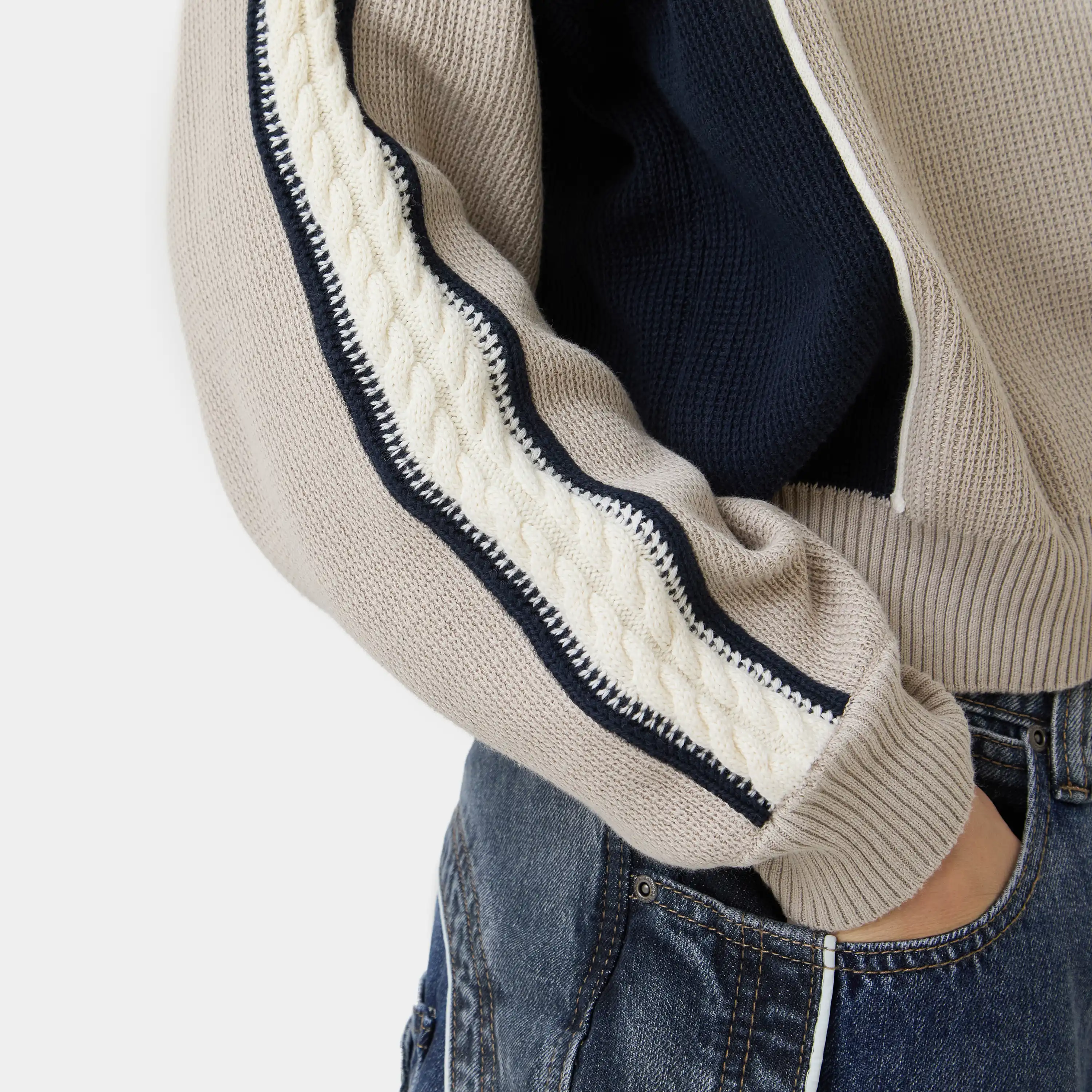 Chully Off Sand Knit Polo