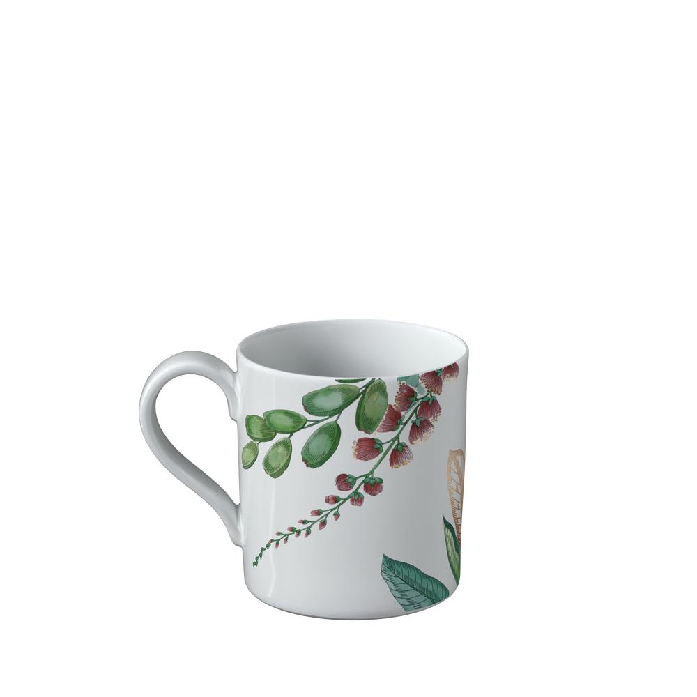 Avarua Coffee cup - Multi-colored, 5.8 oz, Premium Bone Porcelain