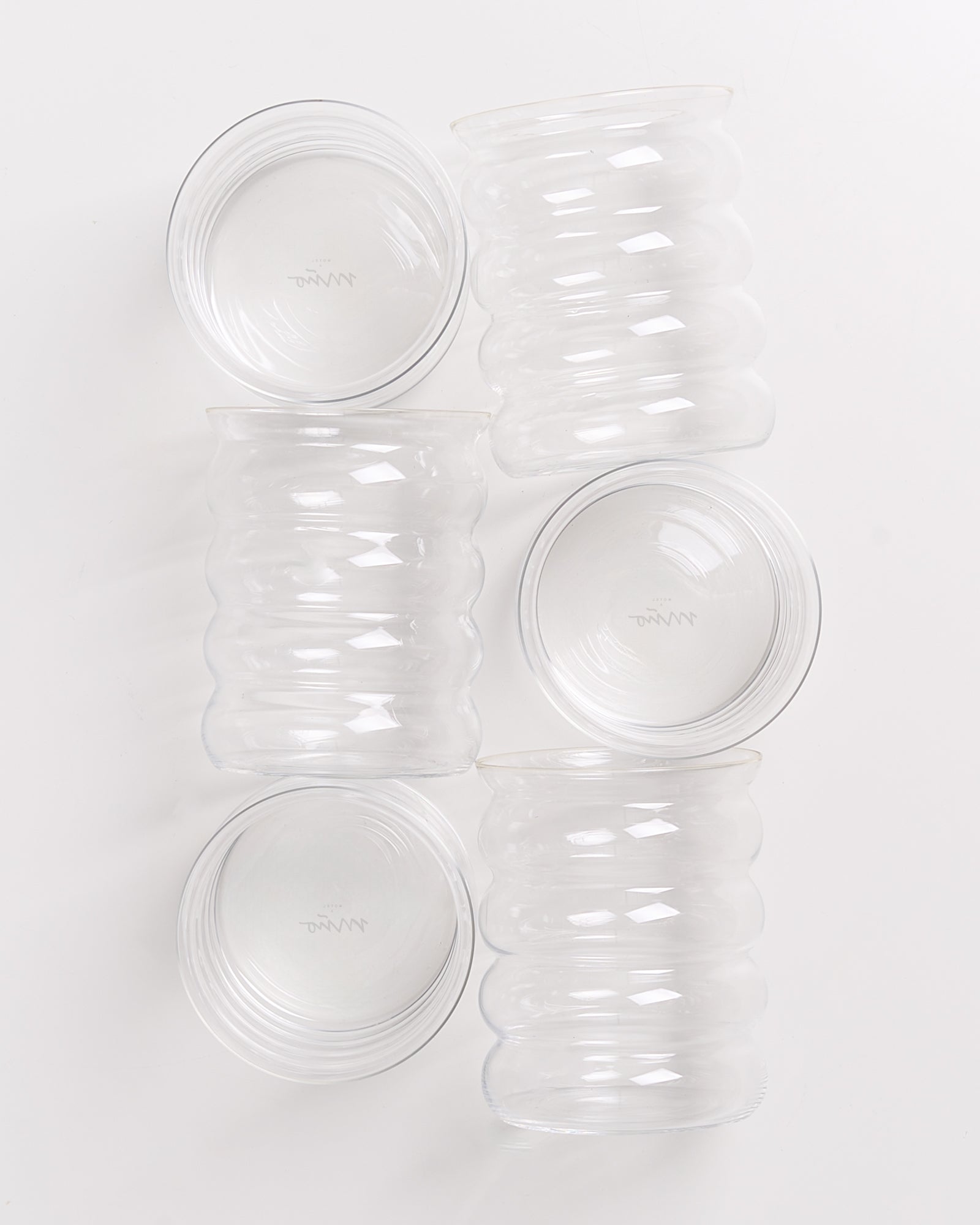 JOIA - LARGE GLASS BUBBLE TRANSPARENT SET OF 6