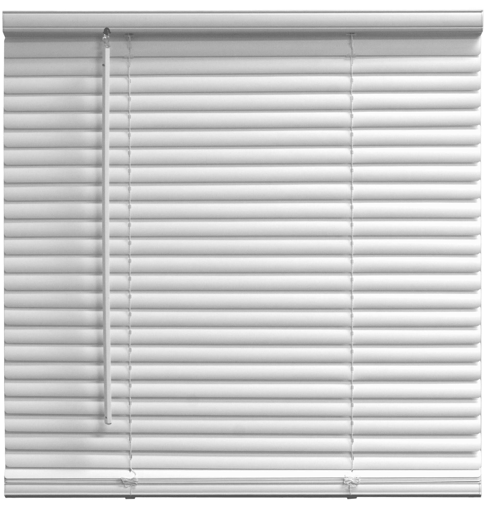 Mainstays 1 inch Cordless Room Darkening Vinyl Blinds, White, Size: 31 inch x 72 inch