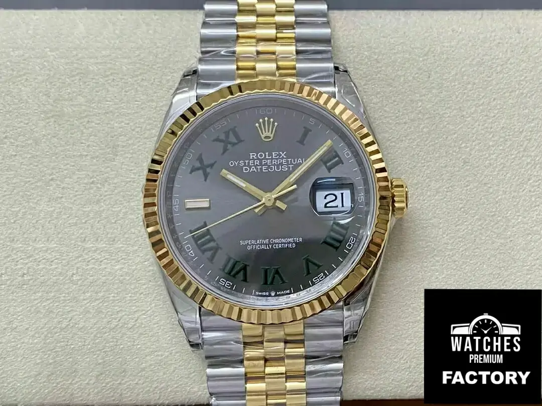Rolex Datejust M126233-0035 36MM VS Factory Stainless Steel Yellow Gold