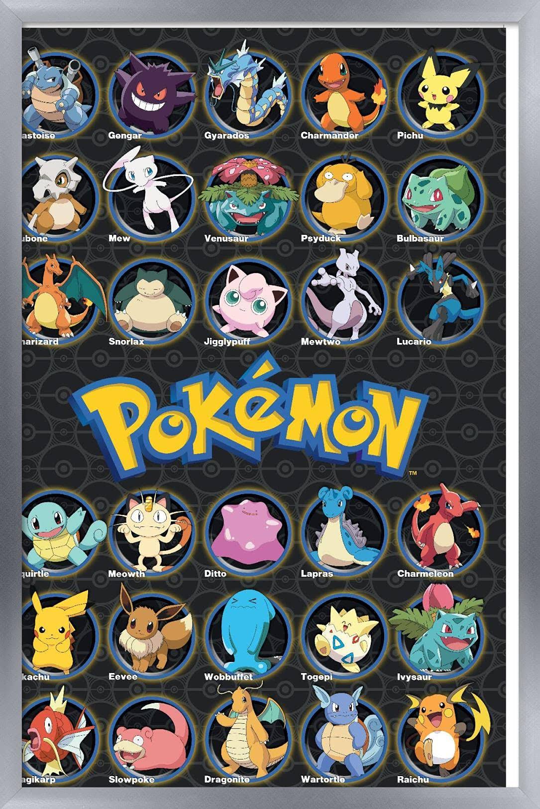 Trends International Pok��mon - All Time Favorites Wall Poster, 22.375