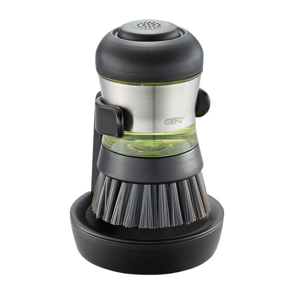 Swift oppvaskbørste med dispenser 50 ml og holder svart