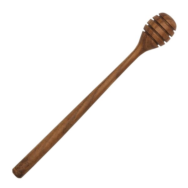 Teak honningskje 19 cm tre