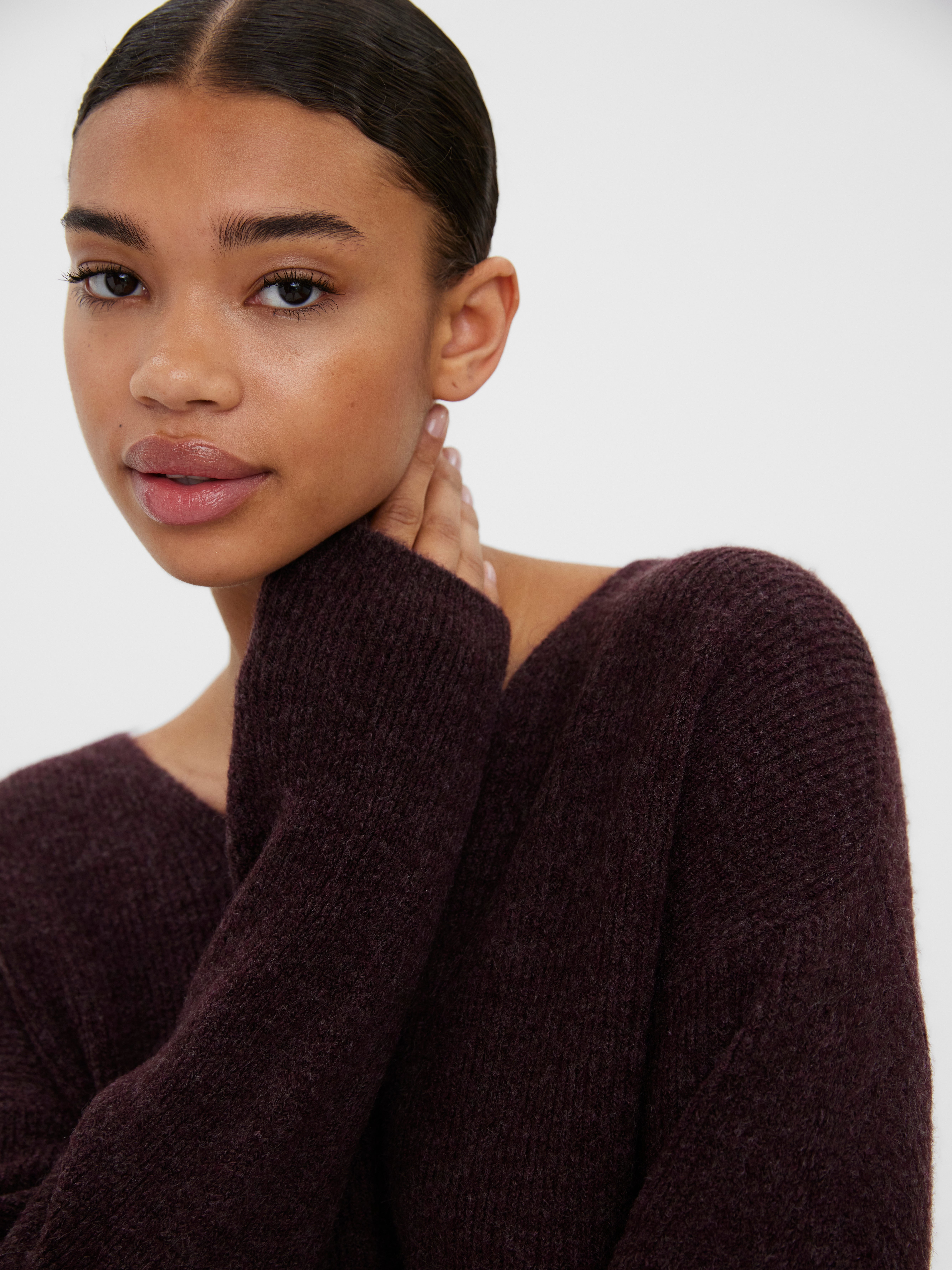 VERO MODA® VMCREWLEFILE Knitted pullover