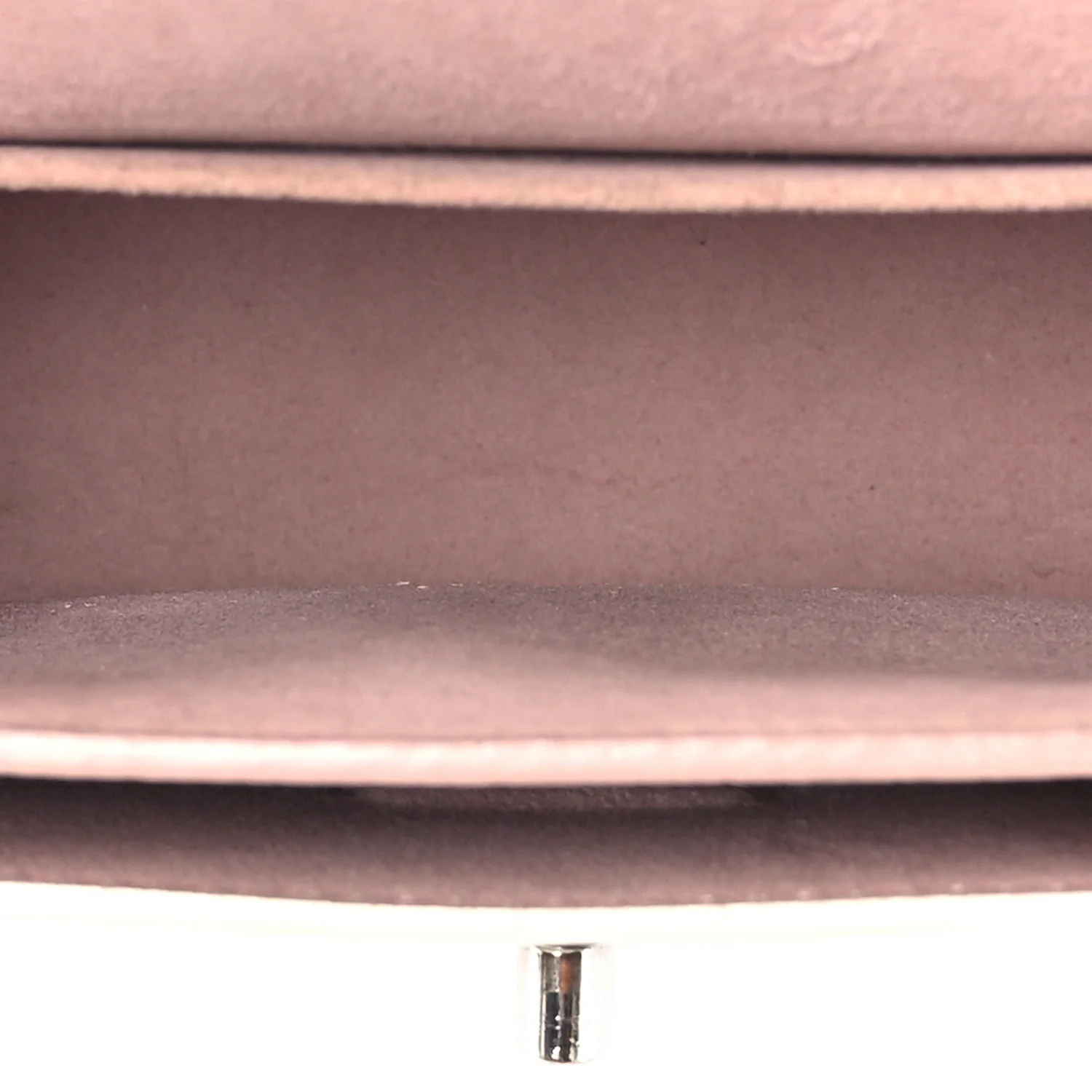 Soft Calfskin My Lockme Chain Bag BB Rose Boudoir Creme