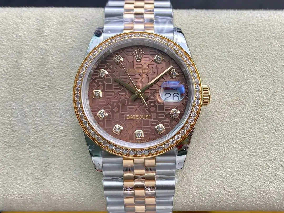 Rolex Datejust M126281RBR-0013 BP Factory Diamond-Set Bezel